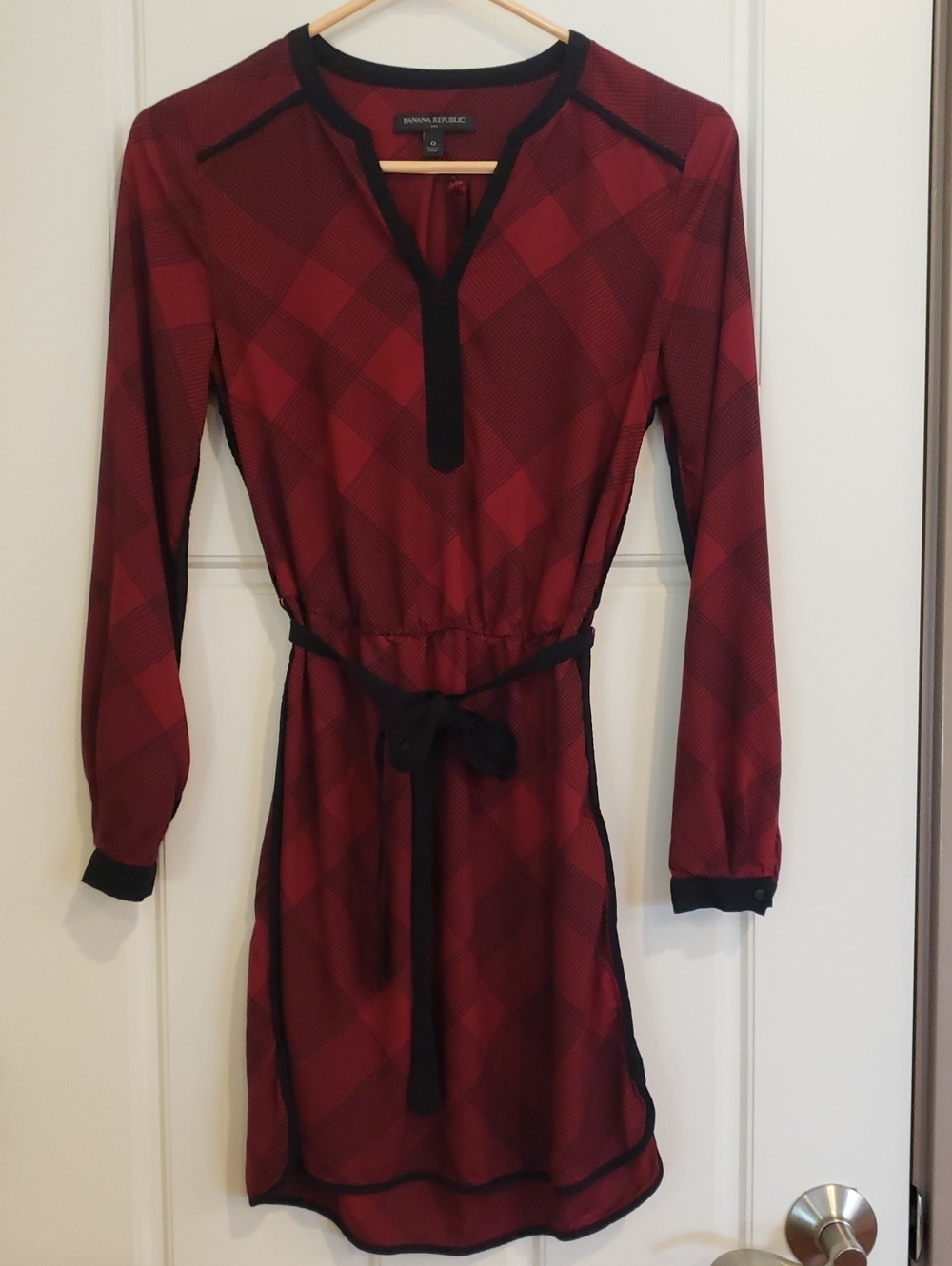 Banana Republic Plaid shirt dress. Women's size 0